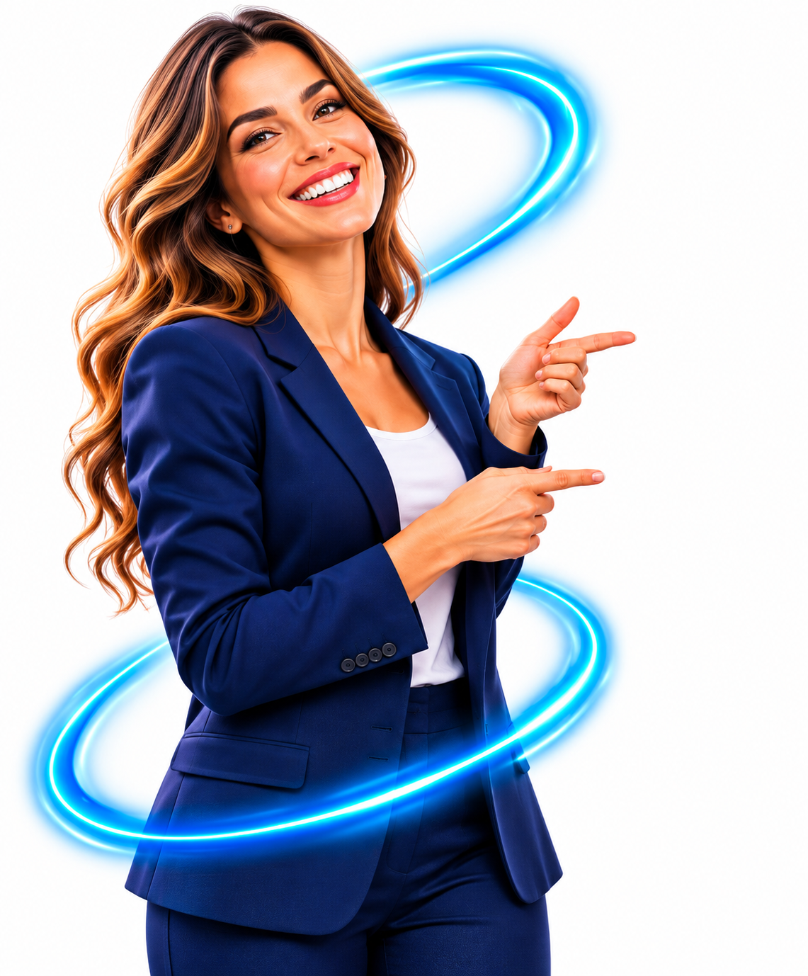 SignFlow guide presenter pointing to the workflow, credit packages, and FAQs