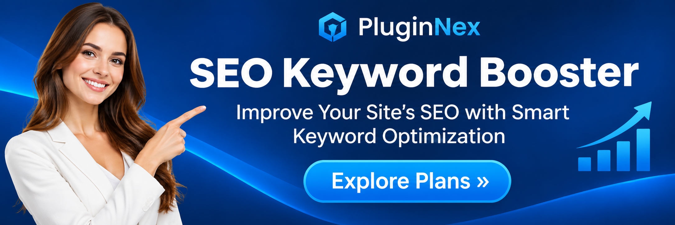 PluginNex SEO Keyword Booster — Improve your site’s SEO with smart keyword optimization. Explore plans.