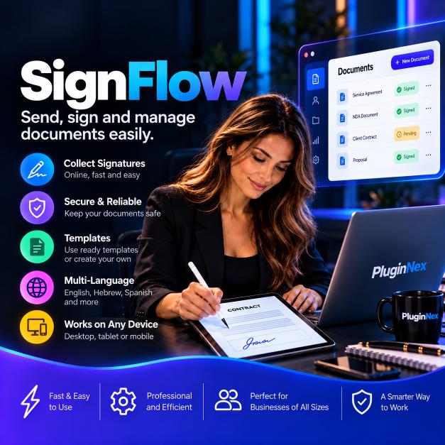 PluginNex SignFlow artwork